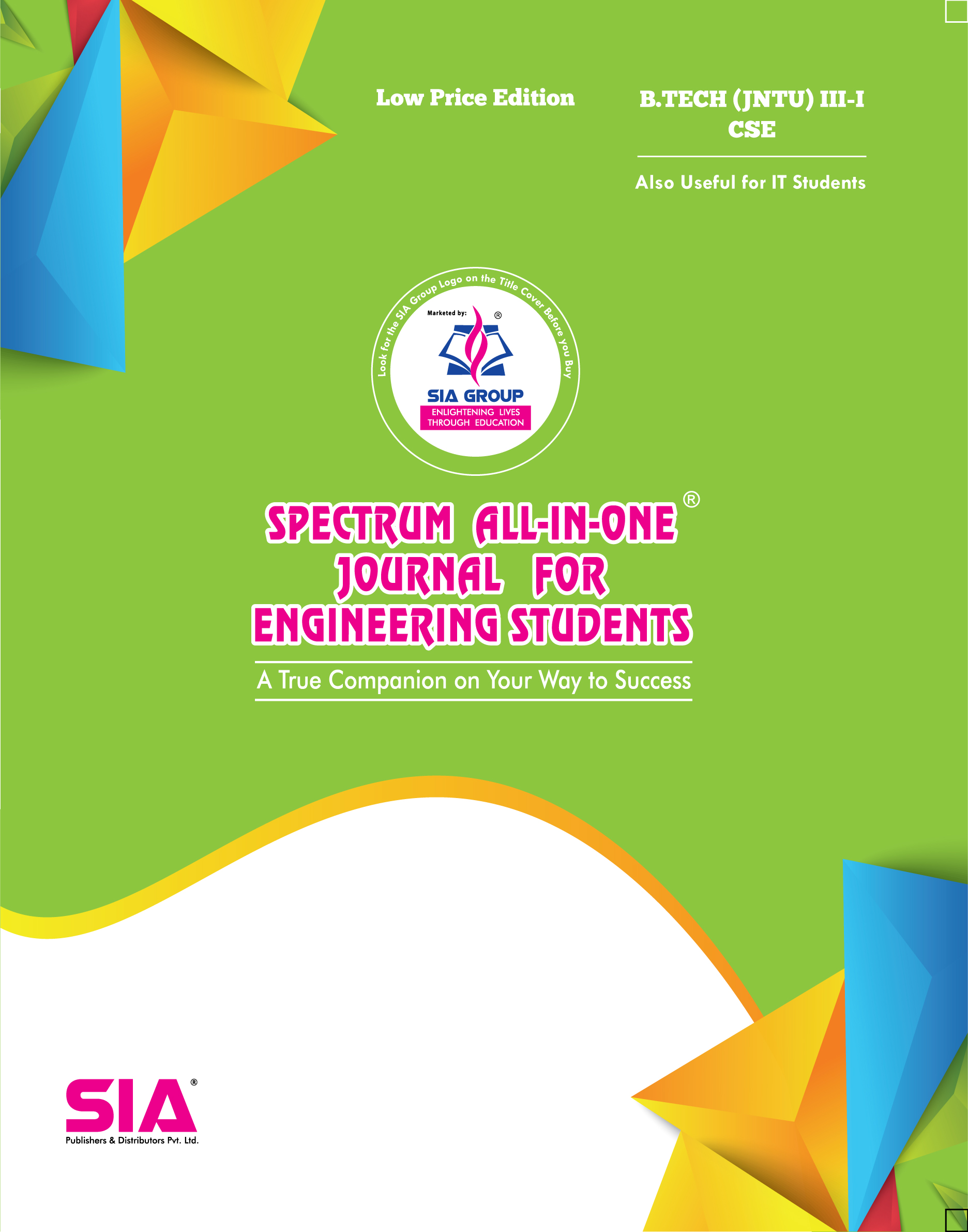 SIA Publishers Engineering-btech-jntu-kakinada-computerscience-IIIyear-Isem